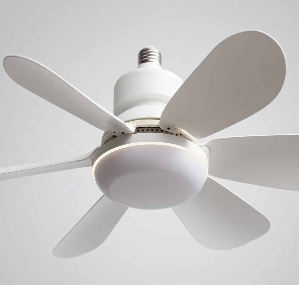 LED 40W ceiling fan light E27 with remote control for dimming, suitable for living room, study, household use, 85-265V