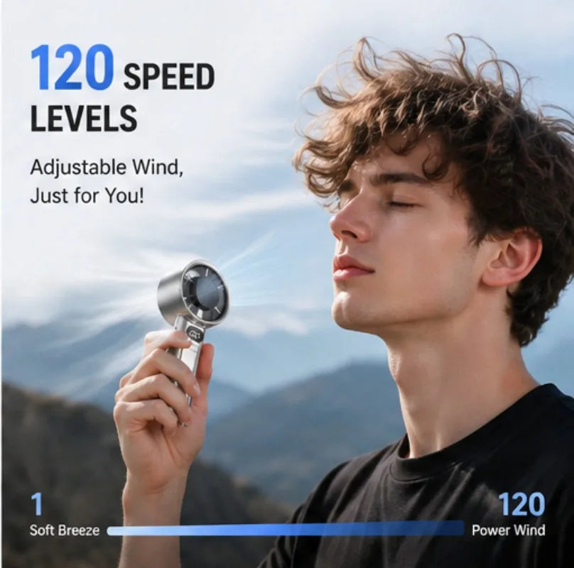 Handheld Turbo Fan High Speed Cooling
